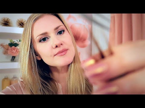 ✂️ Sleep-inducing Hair Wash and Style ? ASMR ○ Shampoo ○ Scissors ○ Brushing ○ BlowDry