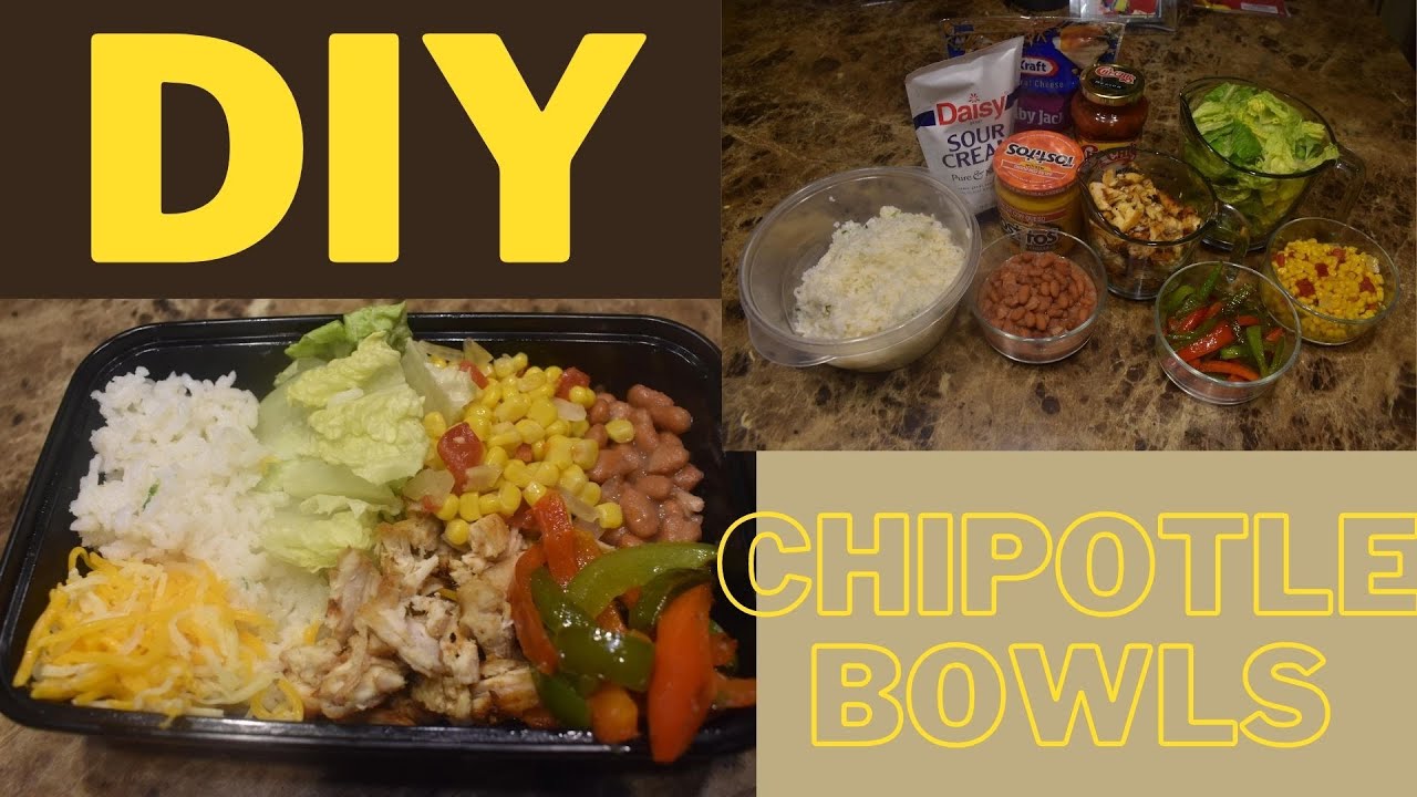 Chipotle Bowls DIY Cooking with Des Part 1 YouTube