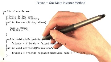 Implementing the getFriends Method - Intro to Java Programming