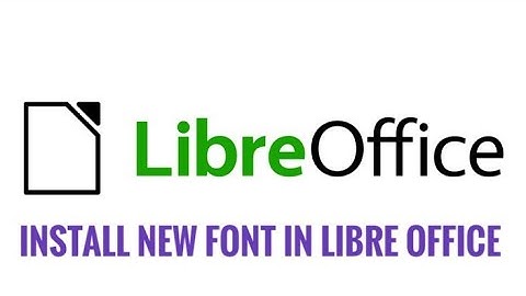 How to add font in libre office, ubuntu | How to add tahoma font | font installation in ubuntu
