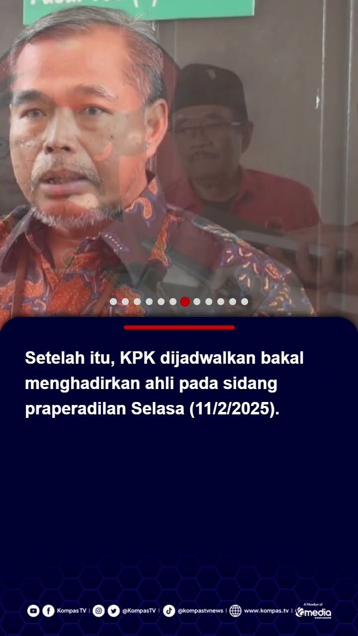 KPK Bawa Satu Koper Berisi Bukti-Bukti di Sidang Praperadilan Hasto Kristiyanto #kpk #korupsi