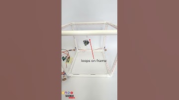 spacecraft motion simulator with PVC pipe frame and continuous servo motors