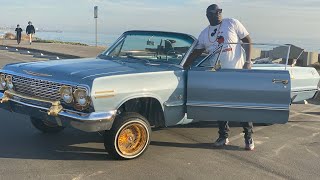 Out Lowering With My Kids In My 1963 Impala