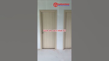✅ Lắp đặt bộ cửa gỗ nhựa composite làm cửa phòng ngủ và cửa nhà tắm phòng vệ sinh