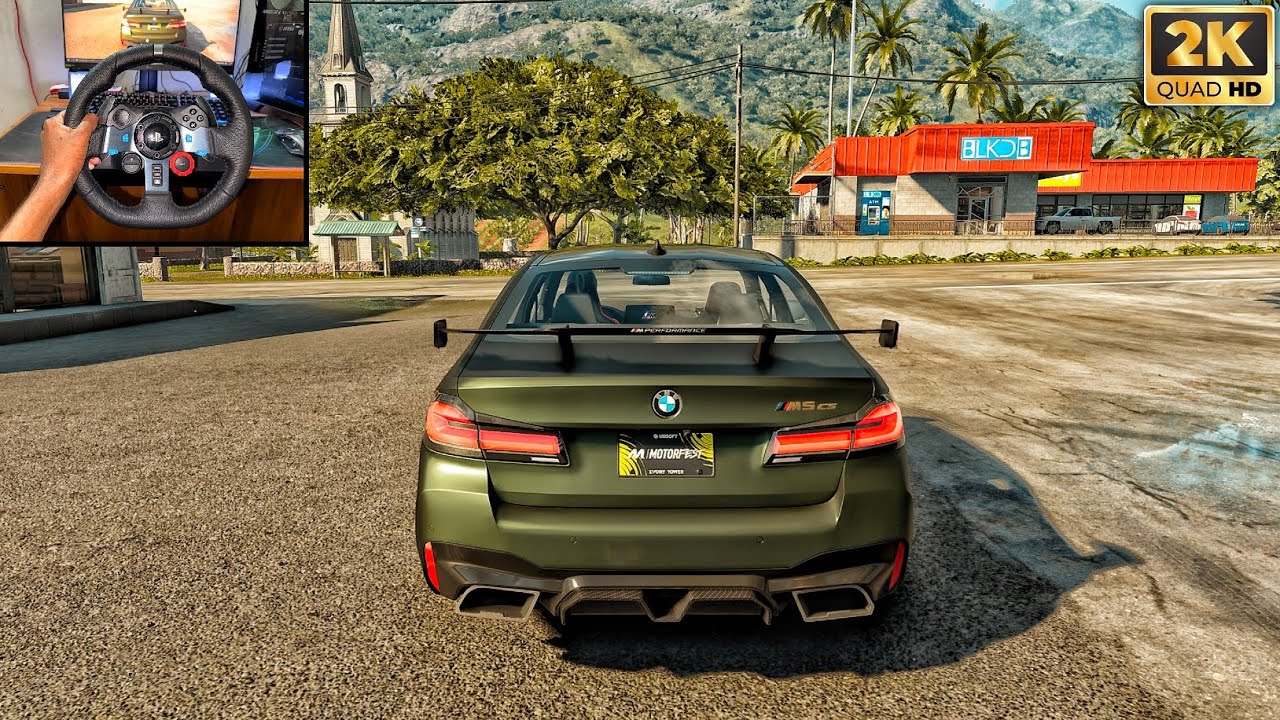 BMW M5 CS | Steering Wheel Gameplay Logitech g29 | The Crew Motorfest 