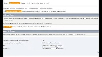 Como Cambiar de Tema a tu Foro Smf