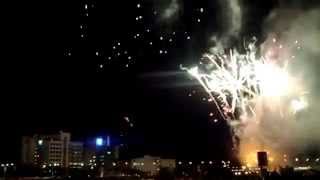 Brisbane River fireworks, 25 January 2015