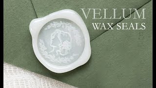 Vellum Wax Seal Stamp Tutorial With Melting Spoon