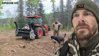 Celebrity Main Cabin: Foundation Prep , Screen Porch Failure |EP107| Log Cabin Build on Off-Grid Homestead Profile