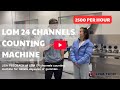 2025 USA FEEDBACK of LOM 24 channels counting machine for tablets capsules or gummies in OKC