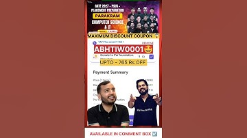 Pw PARAKRAM Gate 2027 + PSUS + PLACEMENT PREPARATION COMPUTER SCIENCE & IT #pw #gate #gate2027