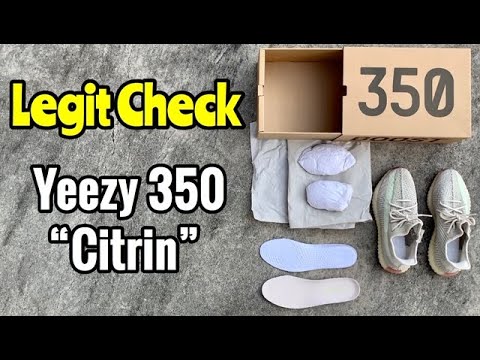 yeezy citrin size tag