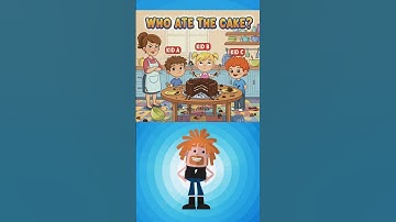 Who ate the cake 🎂 🤷🏼‍♀️? #riddle #find #brainteasers #shorts #genius #challenge #quiz #real
