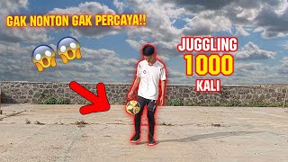 GILA..!! ANAK NOOB INI MELAKUKAN 1000 (SERIBU) KALI JUGGLING TANPA HENTI!??😱😱 | D6FS