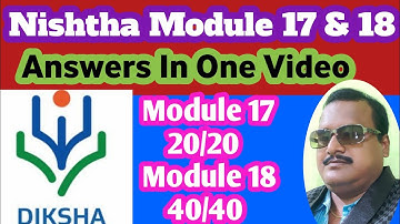 Nishtha Module 18 Question Answers |Nishtha Module 17 Quiz Question Answers |Diksha