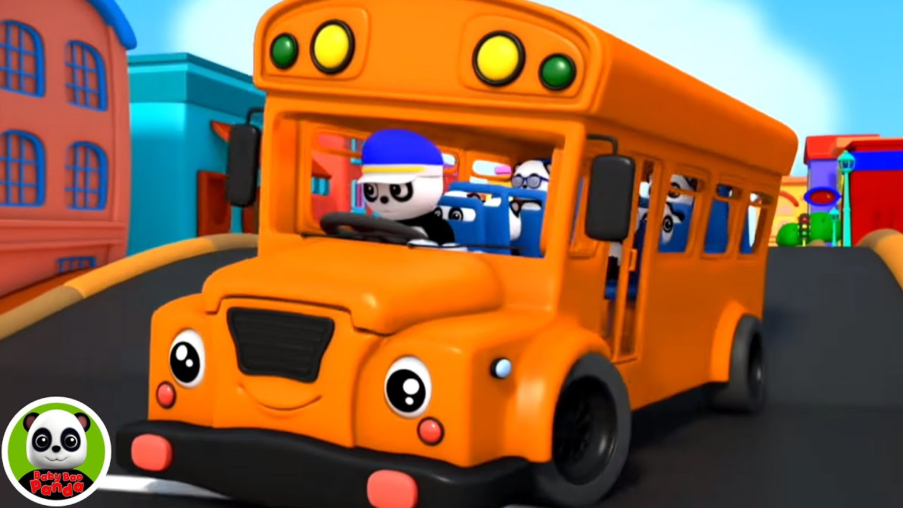 Baby Bao Panda's Wheels On The Bus Adventure & More Nursery Rhymes - YouTube