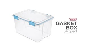 Sterilite 54 Quart Gasket Box
