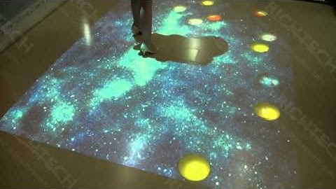RichTech Popular Interactive Floor Effect - Roll Balls
