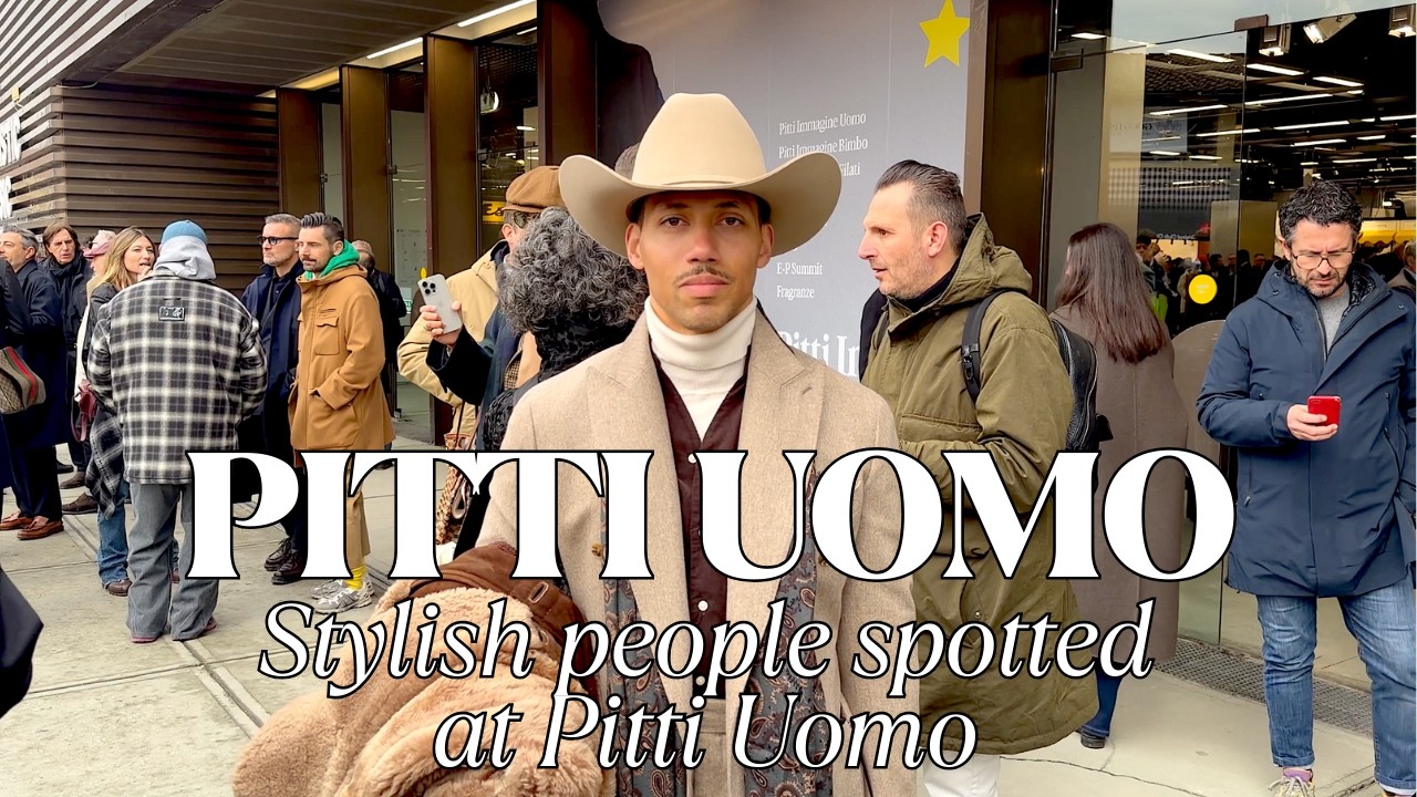 【STYLISH PEOPLE AT PITTI UOMO】 PITTI UOMO AW2026　ピッティでみたおしゃれな人たち