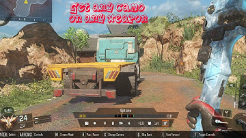 Get Any Camo On Any Weapon Glitch. (Even Dark Matter)