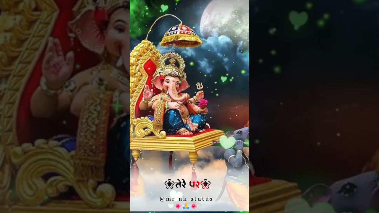 Om Gan Ganpataye Namo Namah Ganesh MantraGanesh Mantra Ganesh Status Song Ytshorts Shorts - Hindi Status Tube