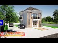 Simple Design | House Design Idea | 7m x 10m (70sqm) | 3Bedroom