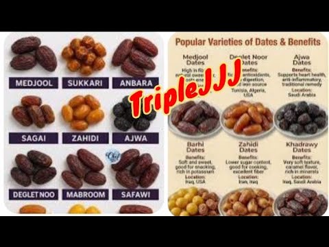 Popular Varities Of Dates & Benefits