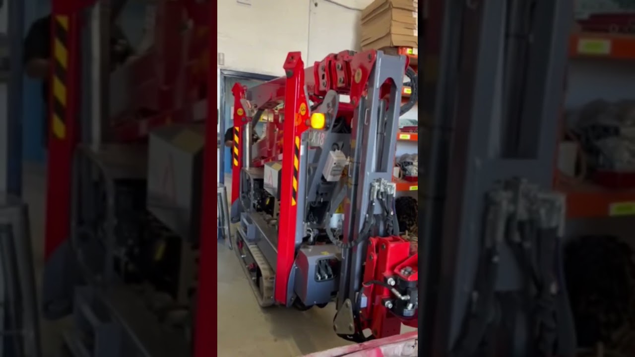 Compact but very useful- Goman Articulated Spider Lift X18 & X18D