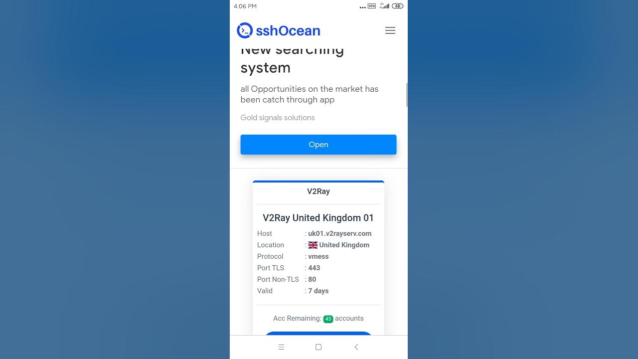 v2ray server and premium server all available server any v2ray apps ...