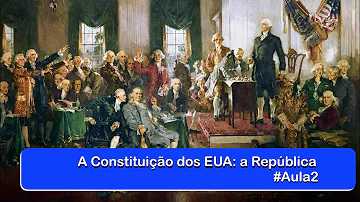 Como a Constituição dos Estados Unidos estabeleceu a divisão dos poderes do Estado?