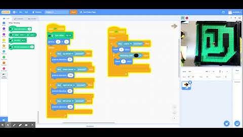 Scratch: Using the Video Sensing Extention