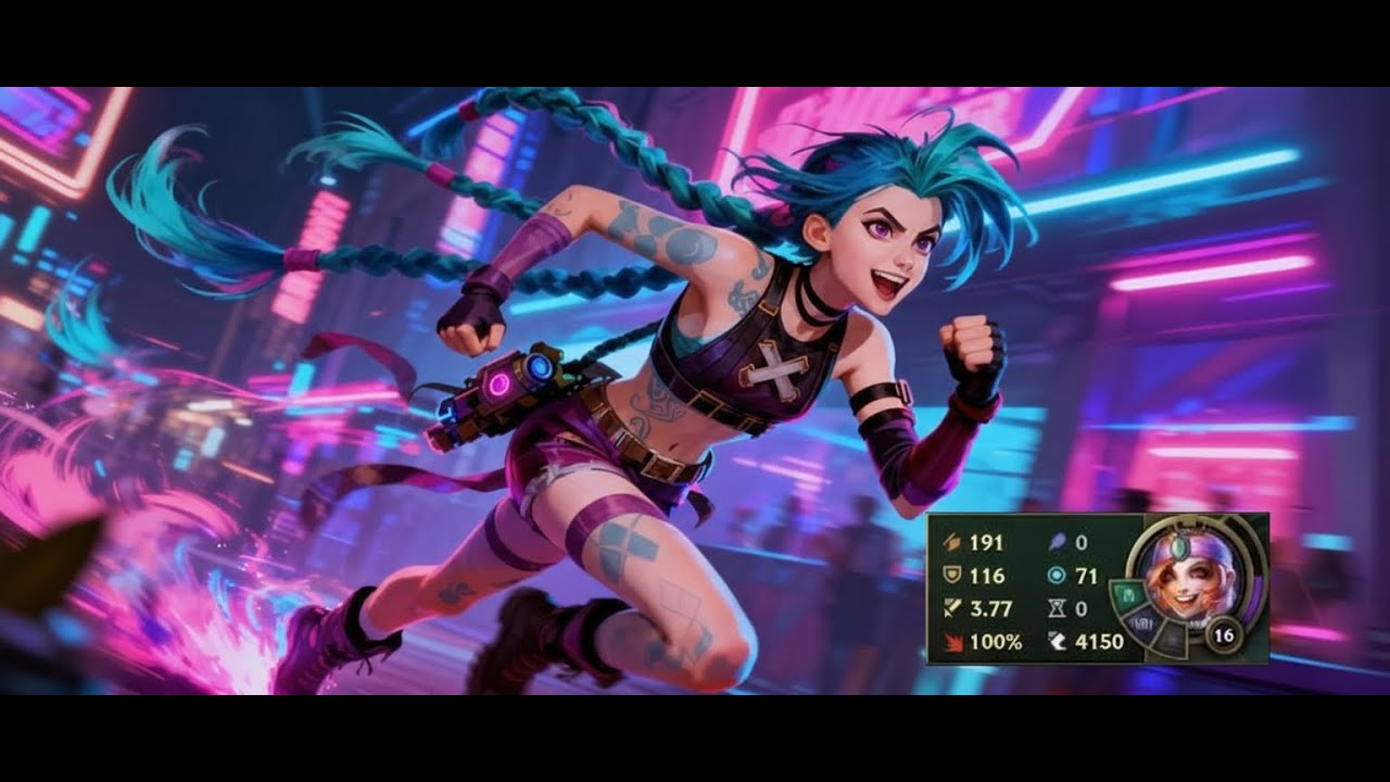 Fun game with Jinx - 4150 move speed