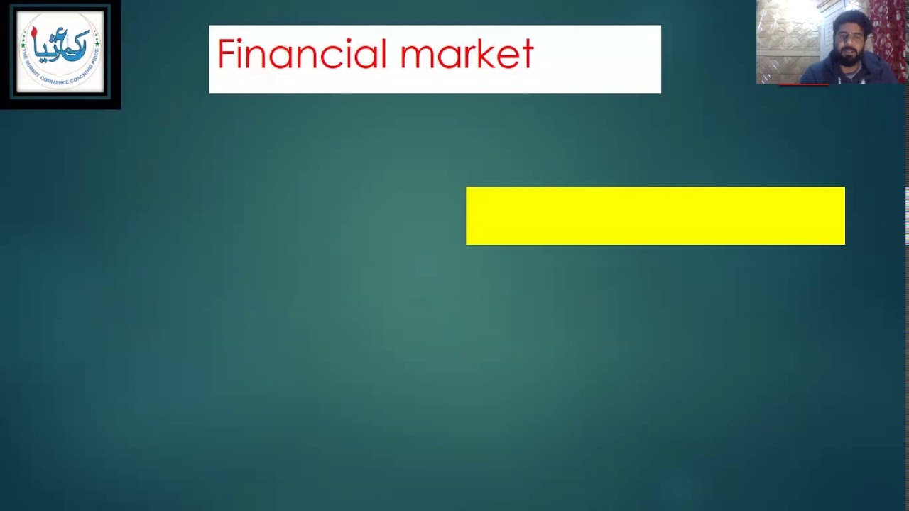 Financial market/ difference between money market and capital market