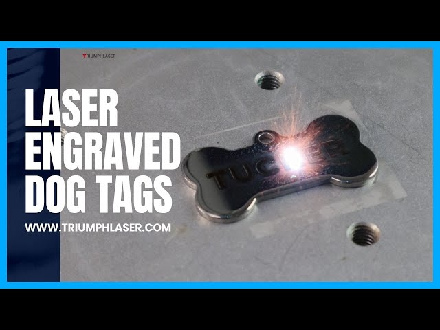 SpeedyTag Petscribe Dog Tag Engraving Machine in Operation 