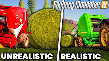 REALISTIC VS UNREALISTIC (Farming Simulator 19)
