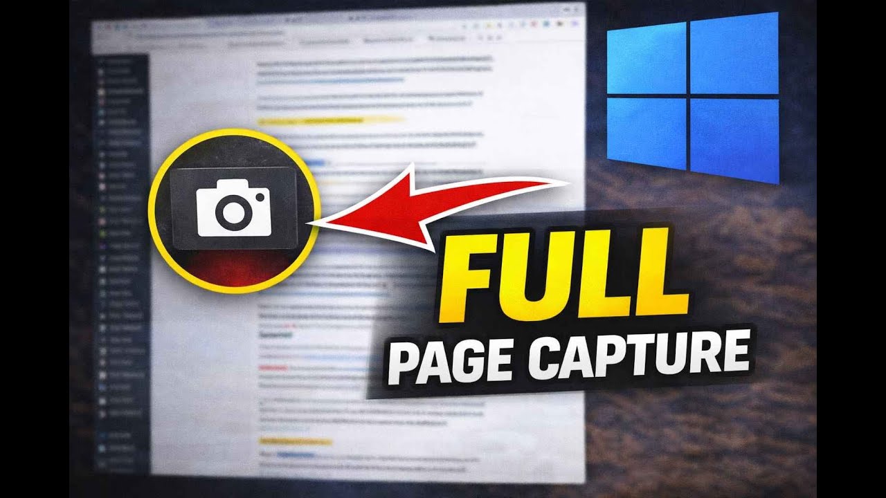 How to Take Scrolling Screenshot in Windows 11/10 (Full Page Capture) | GearUpWindows