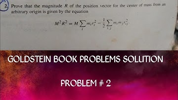 Goldstein problem solution classical mechanic chapter 1 problem # 1 || classical mechanics Goldstein