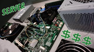 Desktop Server PC Teardown | Salvaging Motherboard, Power Supply, Hard Drive | Ewaste Recycling