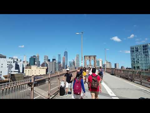 Videó: Séta a Brooklyn Bridge-en