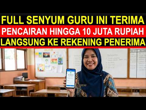 Breaking news kabar gembira pencairan tunjangan guru sertifikasi dan non sertifikasi hingga 10 juta