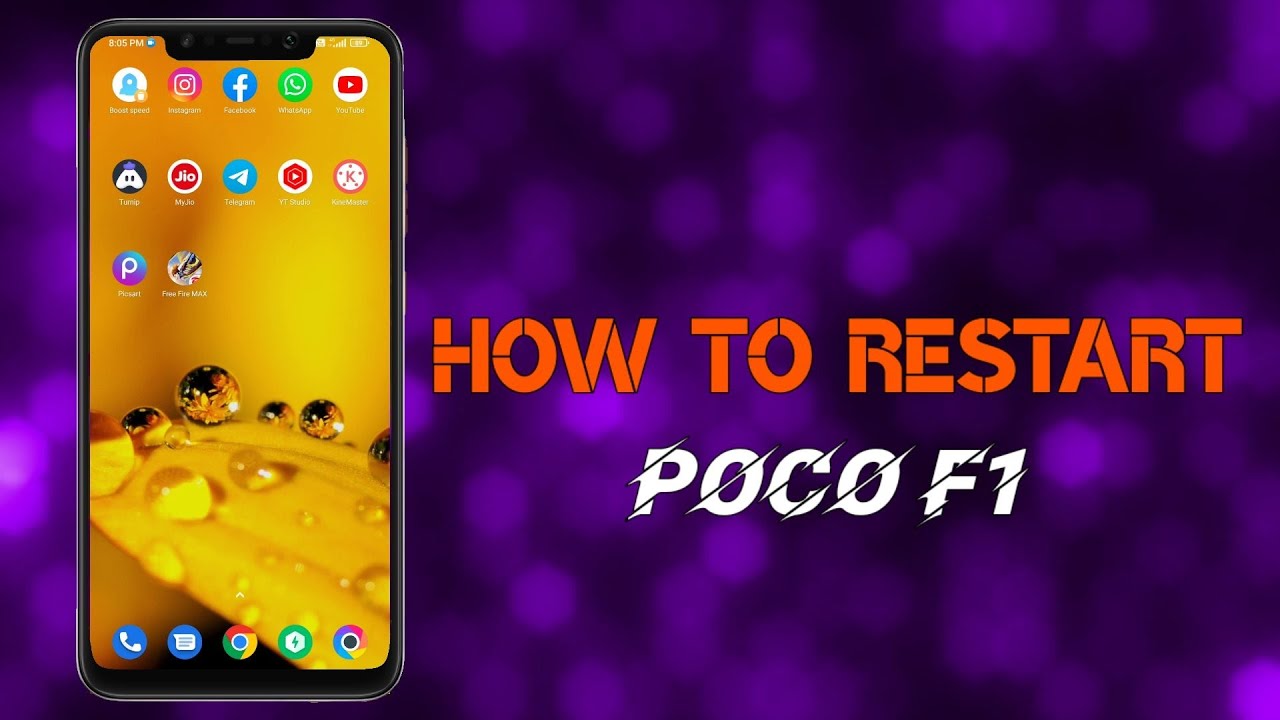 HOW TO RESTART POCO F1 || HOW TO REBOOT POCO F1? - YouTube