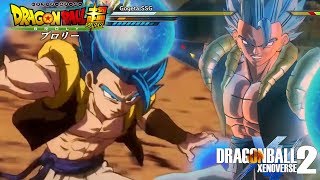 Ataques de Gogeta SSG en DRAGON BALL SUPER BROLY | DRAGON BALL XENOVERSE 2