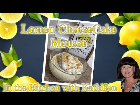 SUPER EASY Lemon Mousse Cheesecake | In the Kitchen with Kathleen