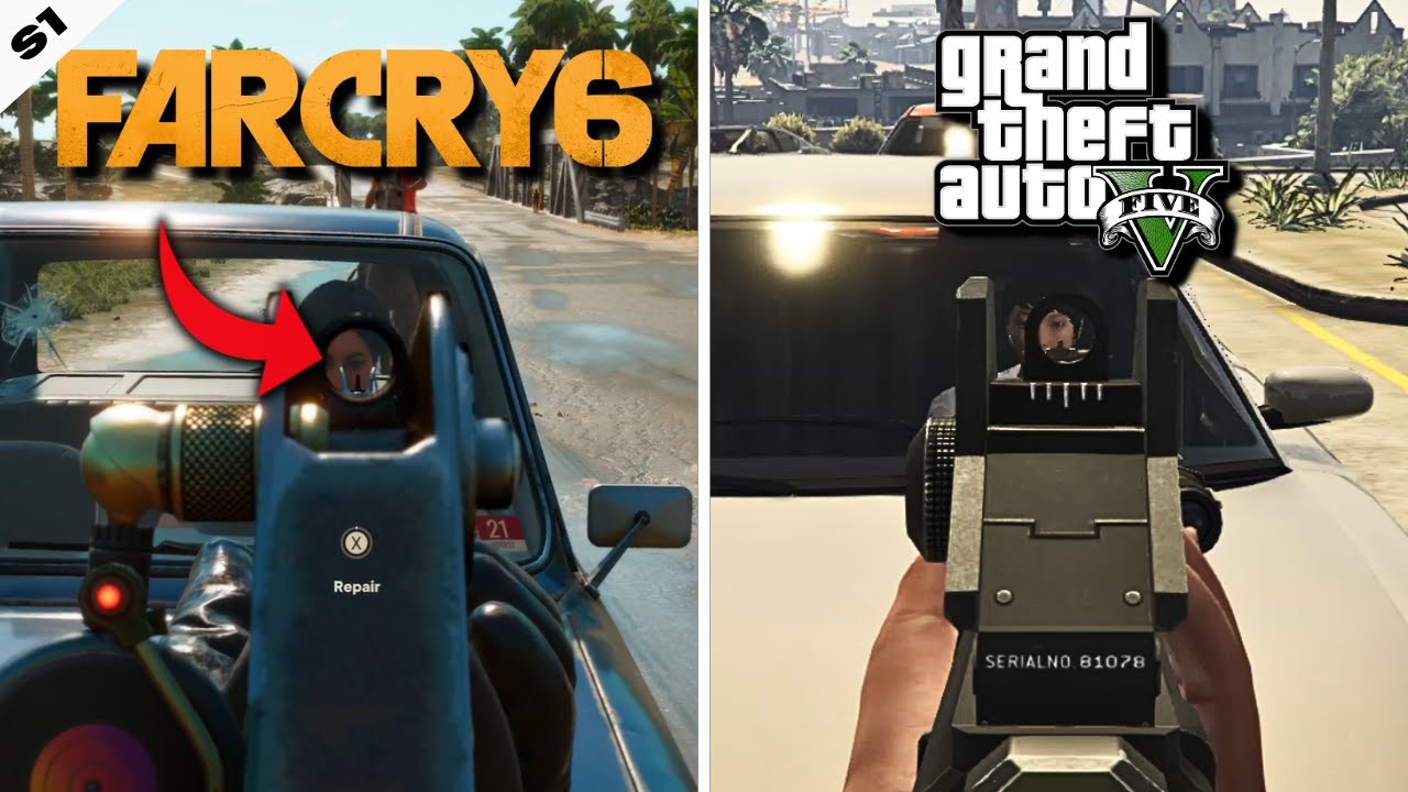 FAR CRY 6 Vs GTA V Details And Physics Comparison YouTube 