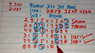 PREDIKSI SYDNEY POOLS RABU 9 JULI 2025 | TARIKAN PAITO SDY HARI INI | RUMUS 2 DIGIT JITU