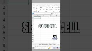 1000 Cell Select Border in Seconds 😲 #shorts #excel #exceltricks