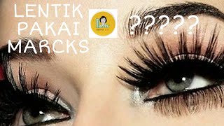 BULU MATA LENTIK CUMA PAKAI MARCKS ???😱😱