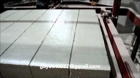 CLC BLOCK CUTTING MACHINE