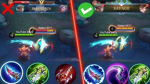 Chou New 2023  Best Build In Rank Game / Mlbb Chou Hack Damage Gameplay