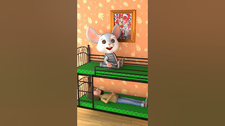 Bunny choose the wrong bed! 😂💦 #funny #short